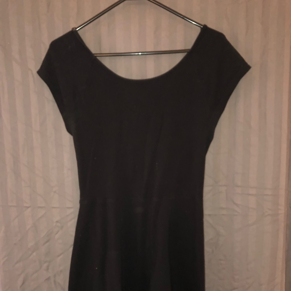 Short sleeve skater dress